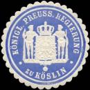 Siegelmarke Königlich Preussische Regierung zu Köslin W0220546