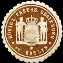 Siegelmarke Königlich Preussische Regierung zu Köslin W0260846