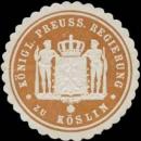 Siegelmarke K.Pr. Regierung zu Köslin W0381101