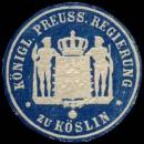 Siegelmarke Königlich Preussische Regierung zu Köslin W0239922