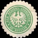 Siegelmarke Der Bezirks - Ausschuss zu Koeslin W0210009