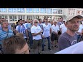 AZS Koszalin "Nigdy nie zginie"! Społeczny sprzeciw na Rynku Staromiejskim w Koszalinie.