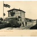 05412-Köslin - Pollnow-1904-Kleinbahnhof mit Lokomotive-Brück & Sohn Kunstverlag